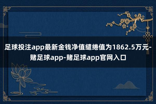 足球投注app最新金钱净值缱绻值为1862.5万元-赌足球app-赌足球app官网入口