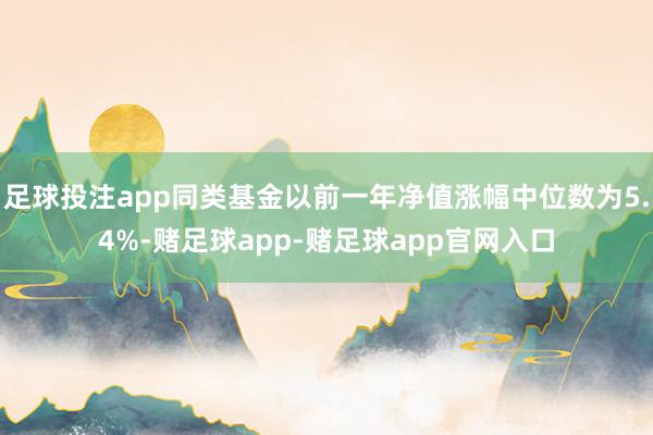 足球投注app同类基金以前一年净值涨幅中位数为5.4%-赌足球app-赌足球app官网入口